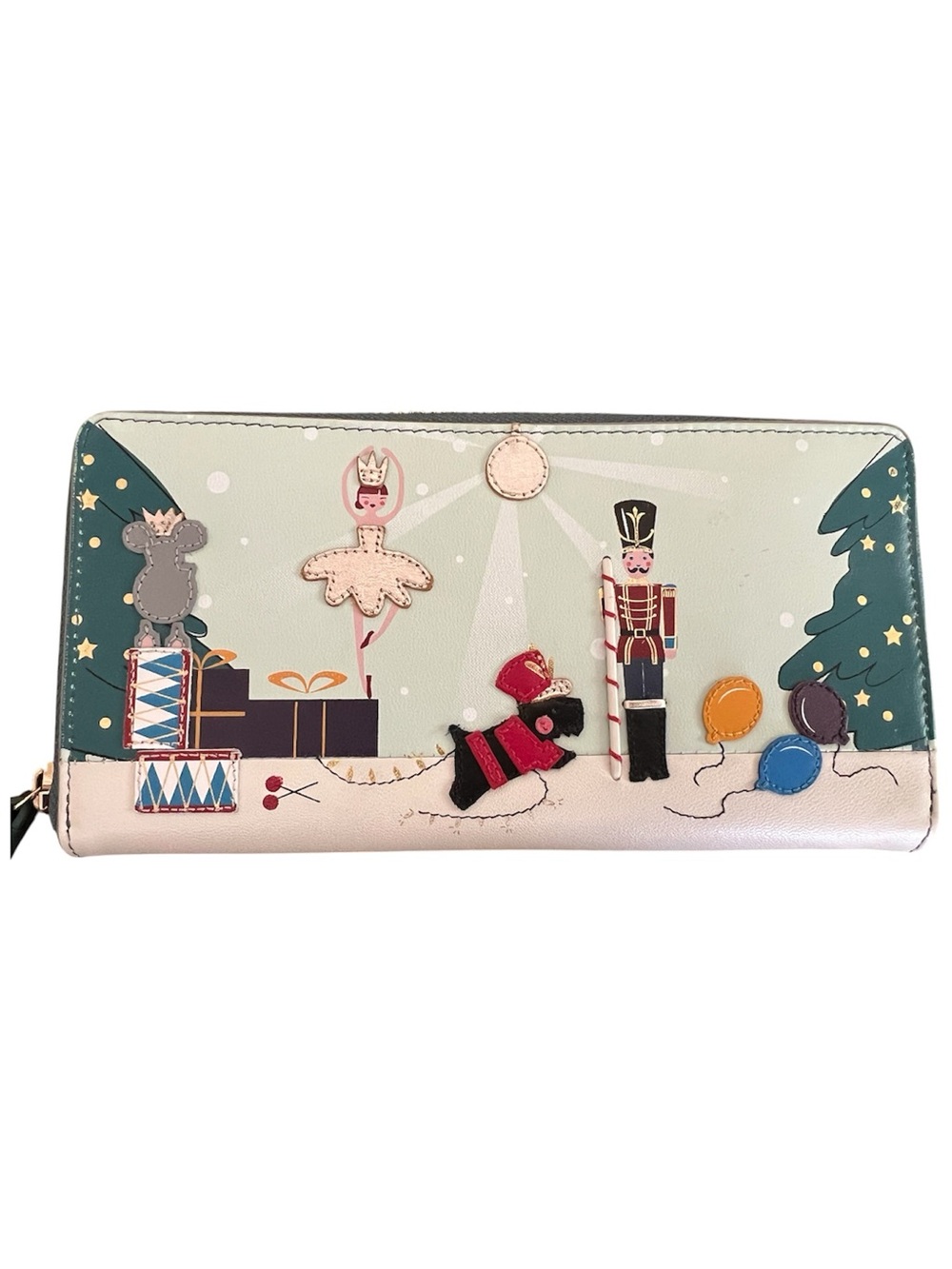 Rare Radley London Little Drummer Dog zip around wallet